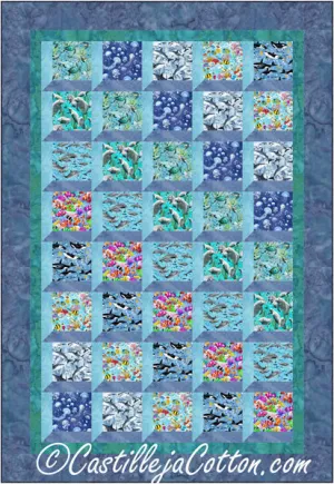 Aquarium Windows Quilt CJC-54241e - Downloadable Pattern