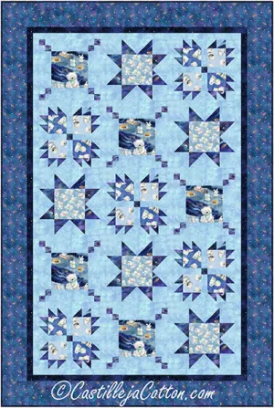 Arctic Bears and Bunnies Quilt CJC-56481e - Downloadable Pattern