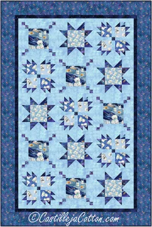 Arctic Bears and Bunnies Quilt Pattern CJC-56481 - Paper Pattern