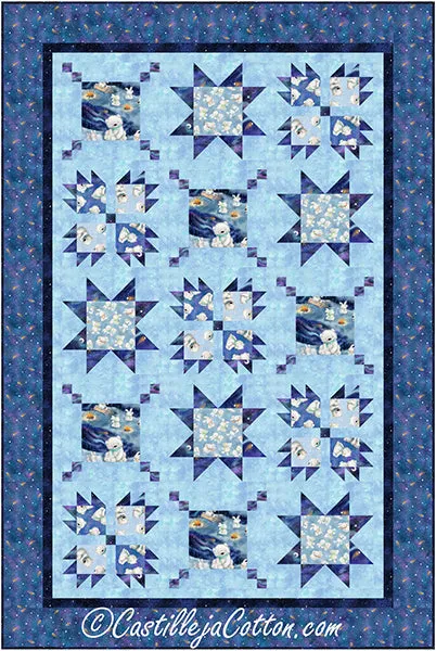 Arctic Bears and Bunnies Quilt Pattern CJC-56481w  - Wholesale Product