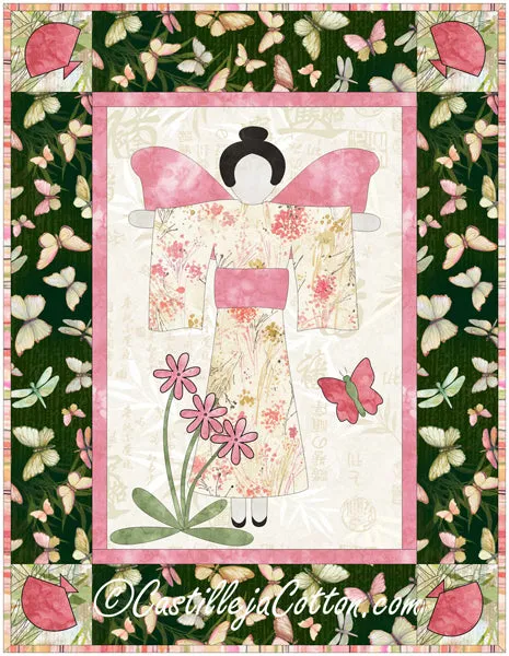 Asian Angel Quilt CJC-43684e - Downloadable Pattern