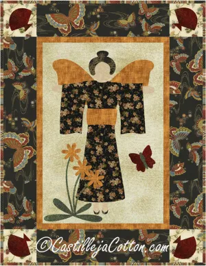 Asian Angel Quilt  CJC-4368e- Downloadable Pattern