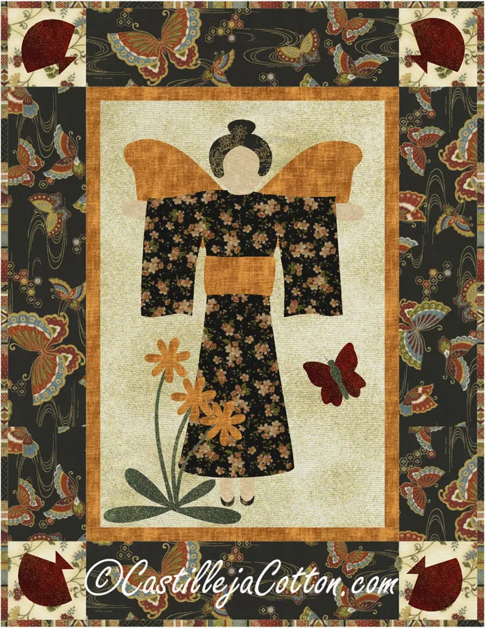 Asian Angel Quilt Pattern CJC-4368w  - Wholesale Product