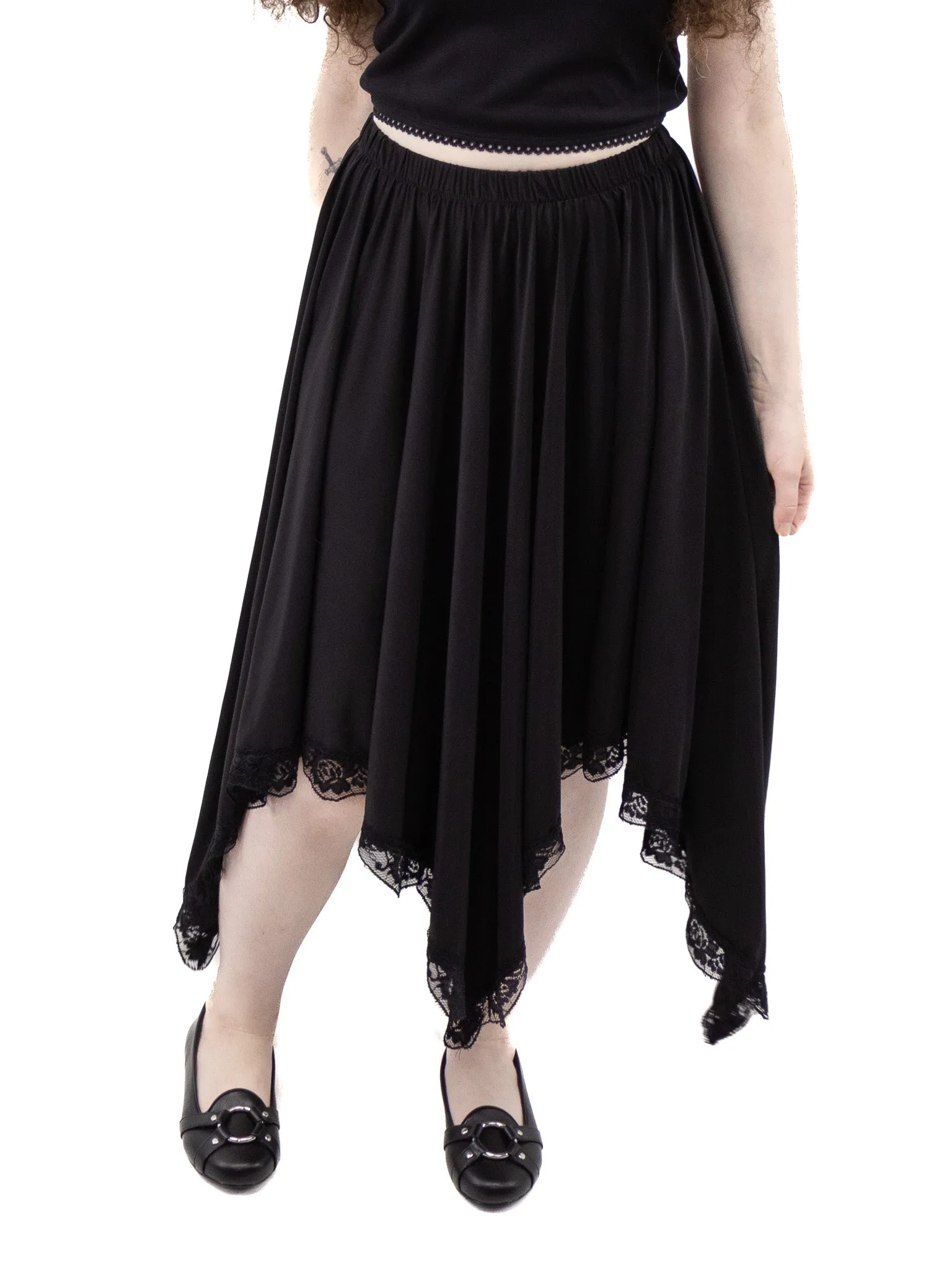 Aubrey Handkerchief Midi Skirt