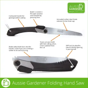 Aussie Gardener Folding Pruning Saw