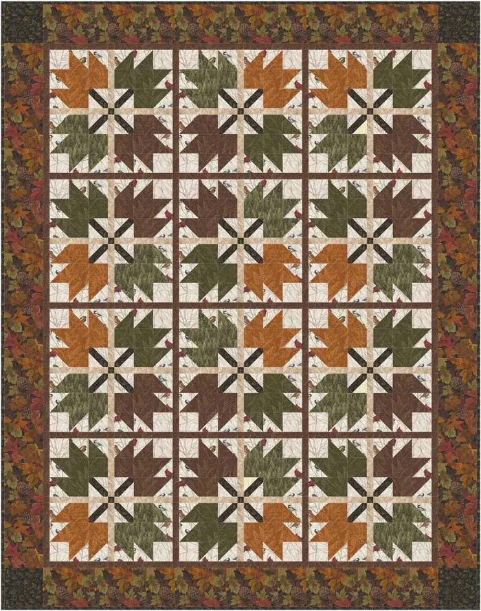 Autumn Splendor Quilt Pattern TL-20 - Paper Pattern