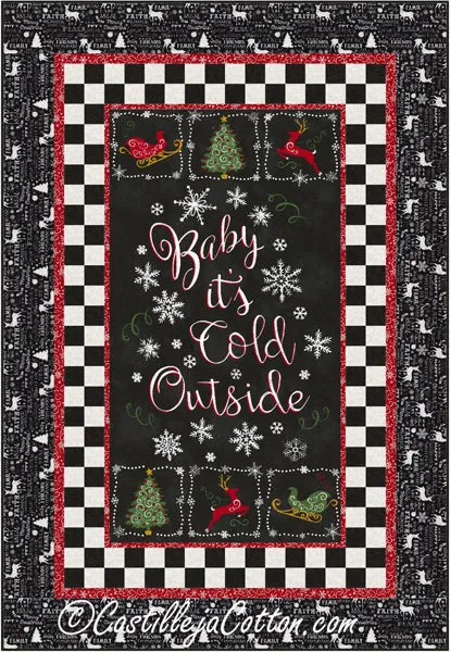 Baby Its Cold Outside Quilt Pattern CJC-5124w  - Wholesale Product