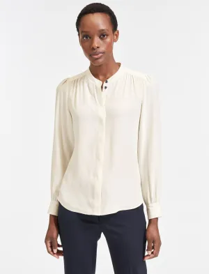 Bailey Silk Shirt - Cream