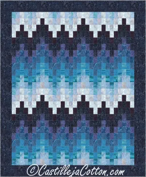 Bargello Breakers Quilt CJC-4629e - Downloadable Pattern