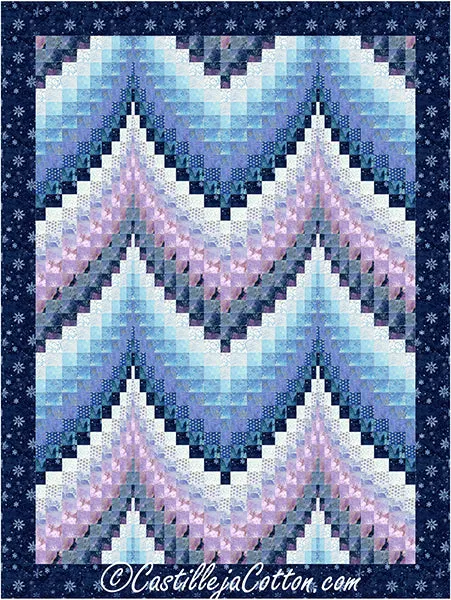 Bargello Frost Quilt CJC-53773e - Downloadable Pattern