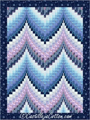 Bargello Frost Quilt CJC-53773e - Downloadable Pattern