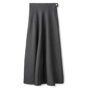 Basic Circle Skirt In: Medium Grey