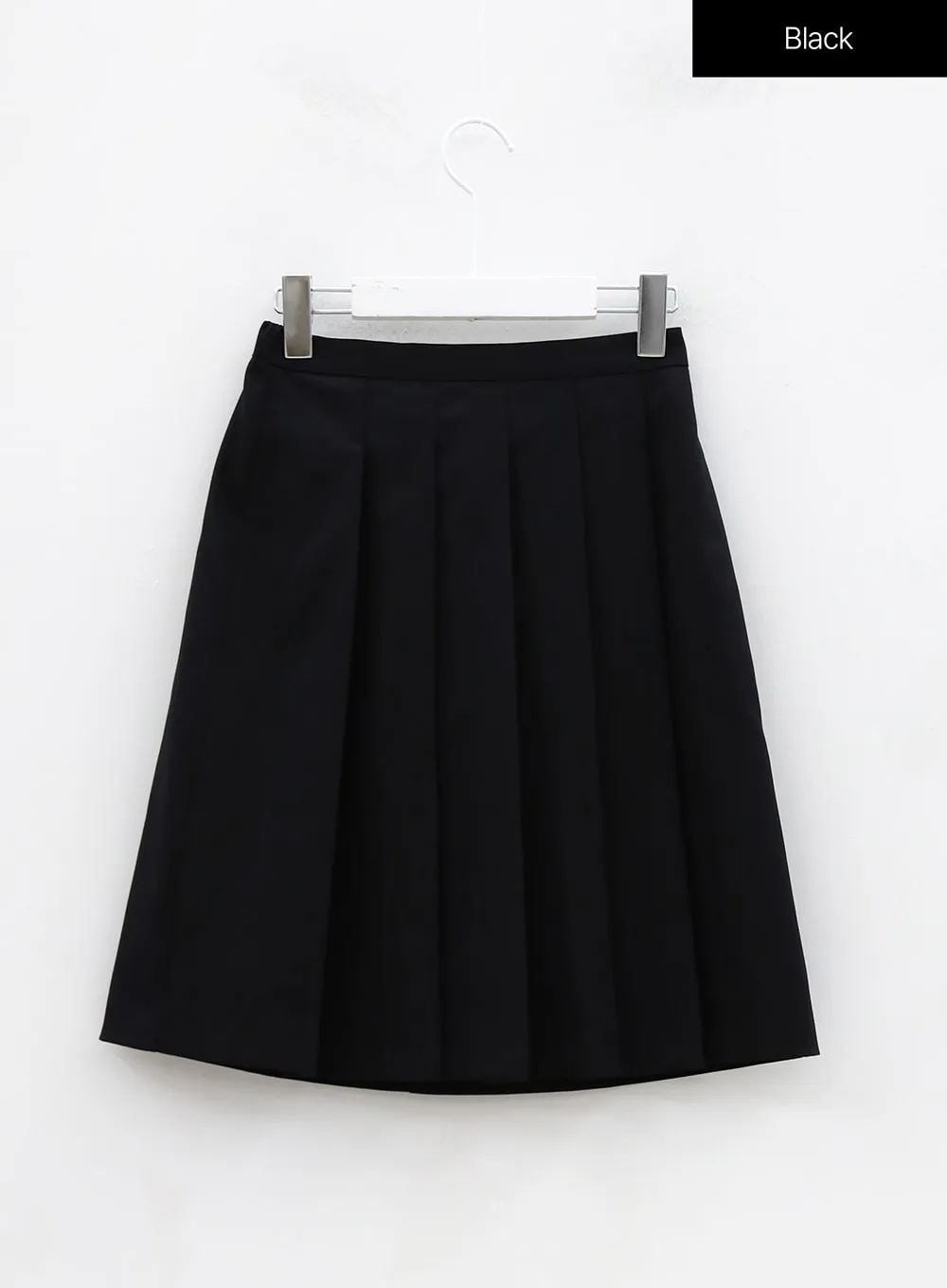 Basic Pleated Midi Skirt OG02