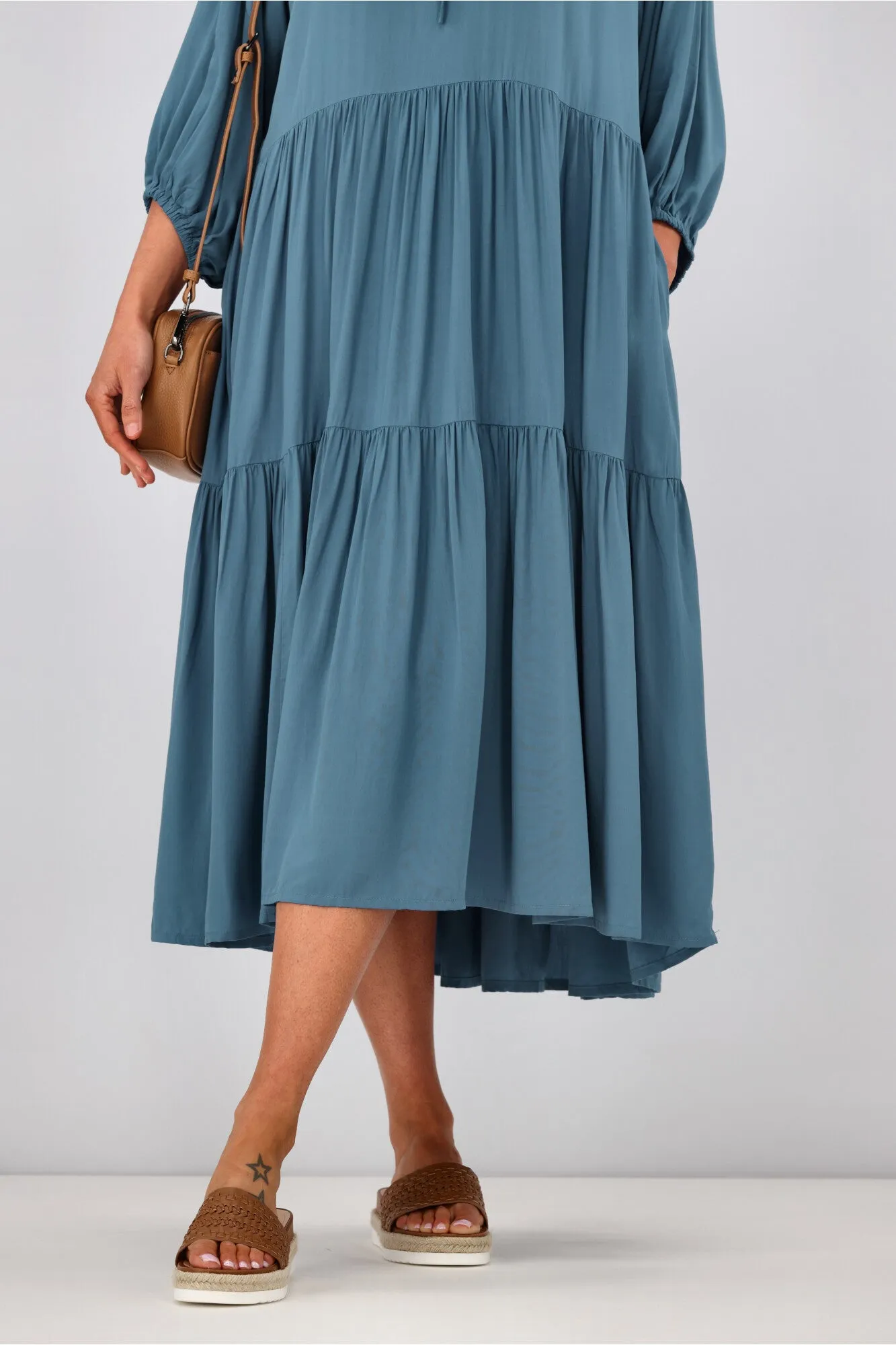 Bee Maddison Jackson Dress Blue