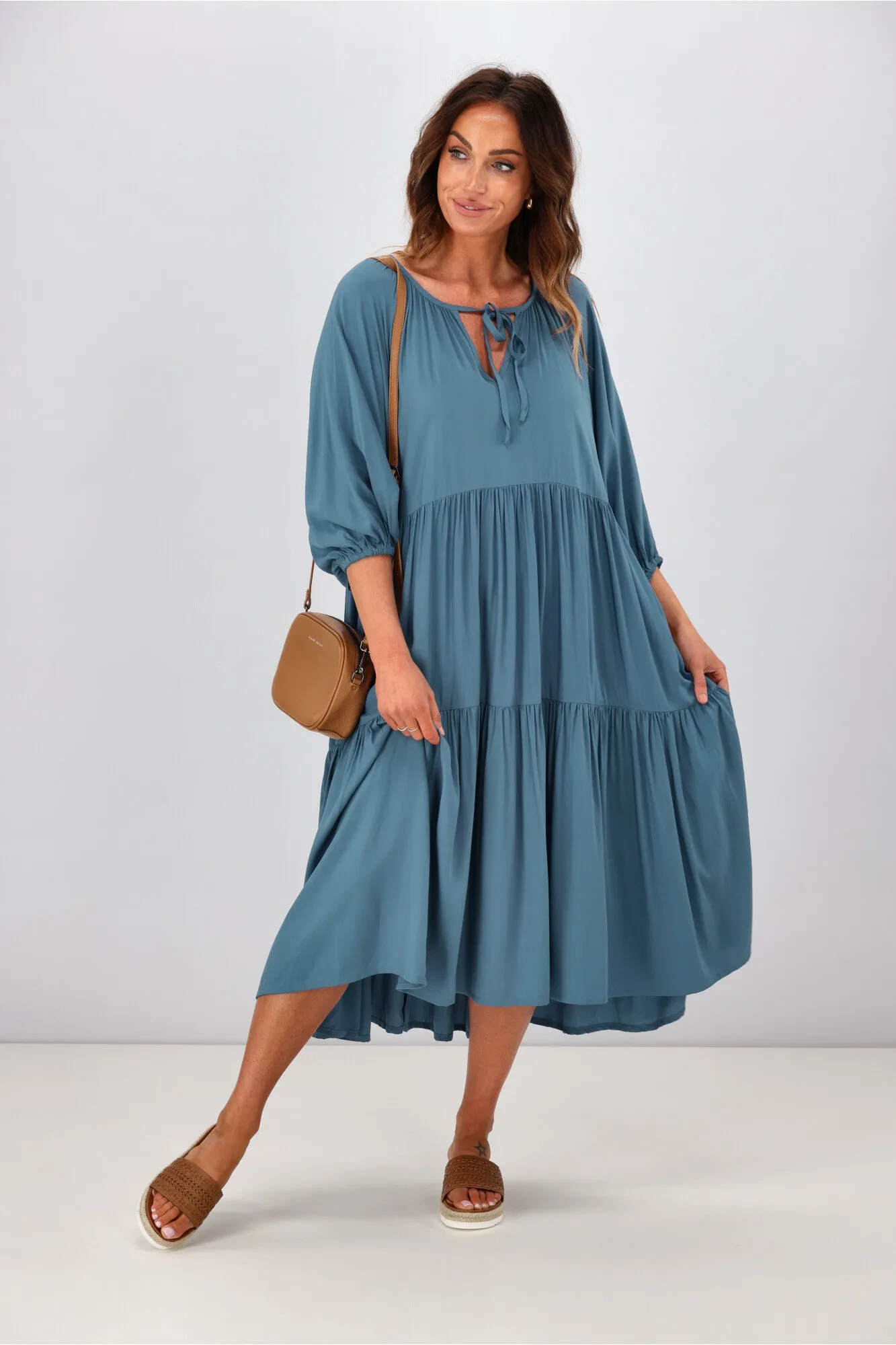 Bee Maddison Jackson Dress Blue