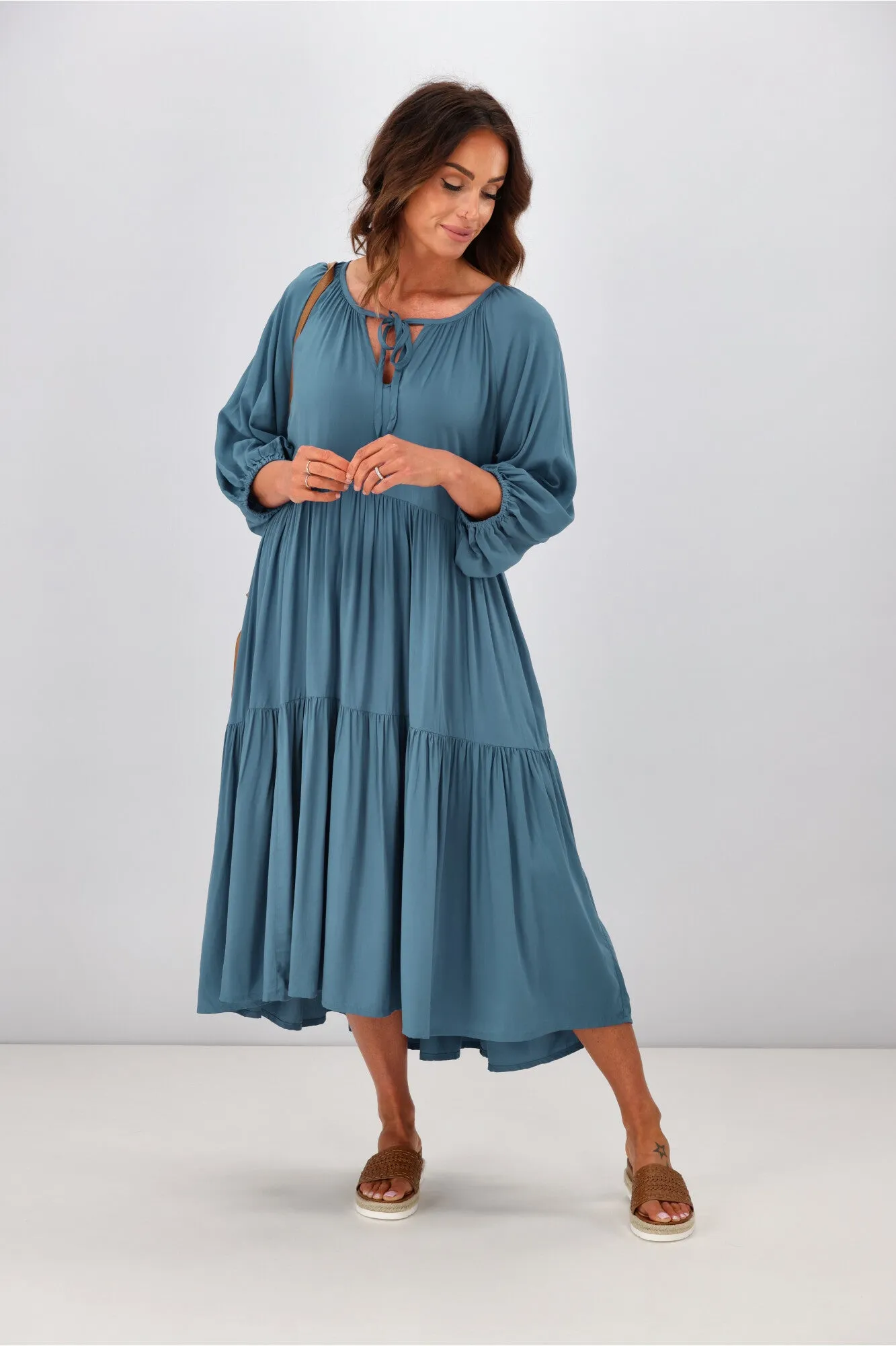 Bee Maddison Jackson Dress Blue