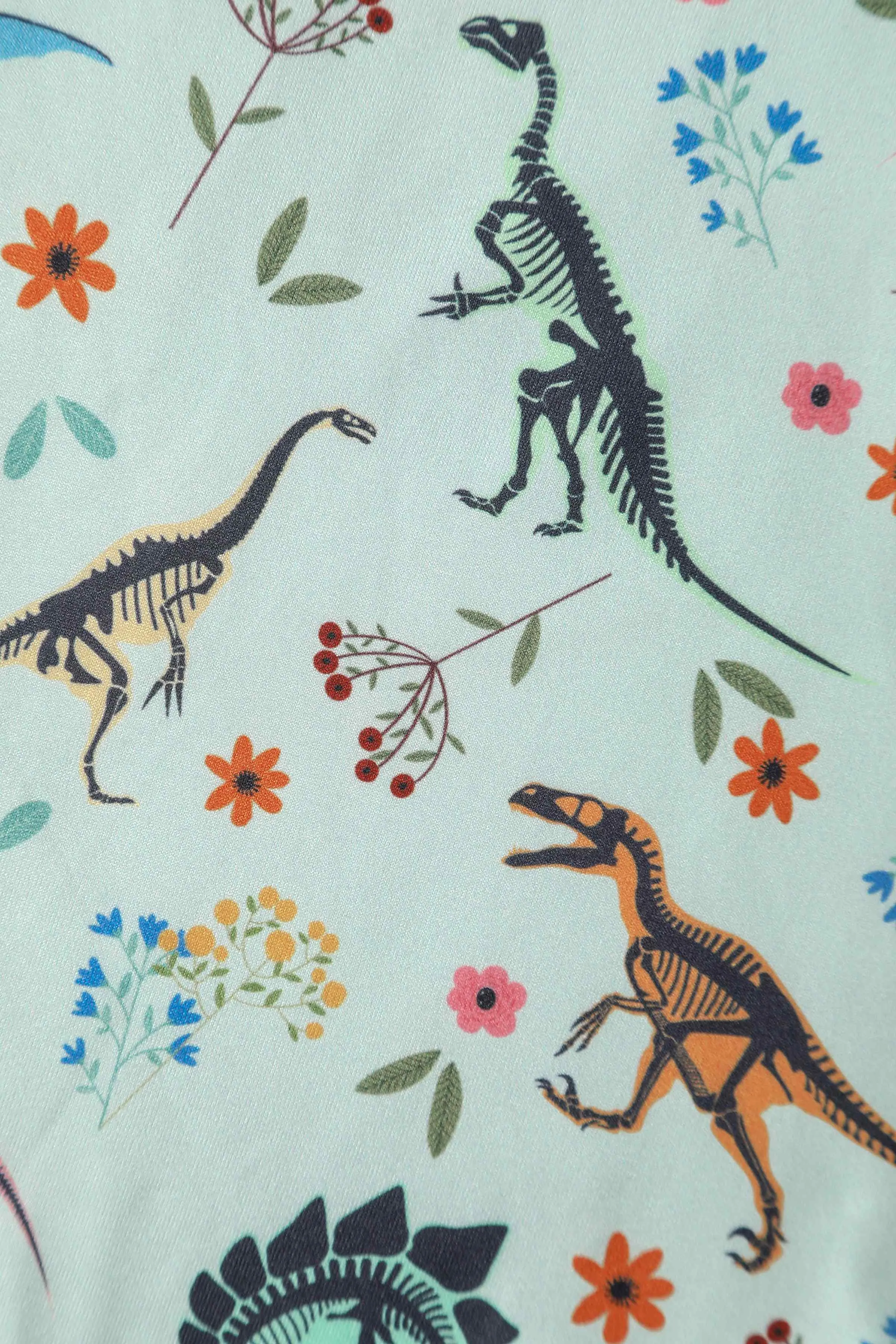 Billie Green Dinosaur Fossil Print Dress