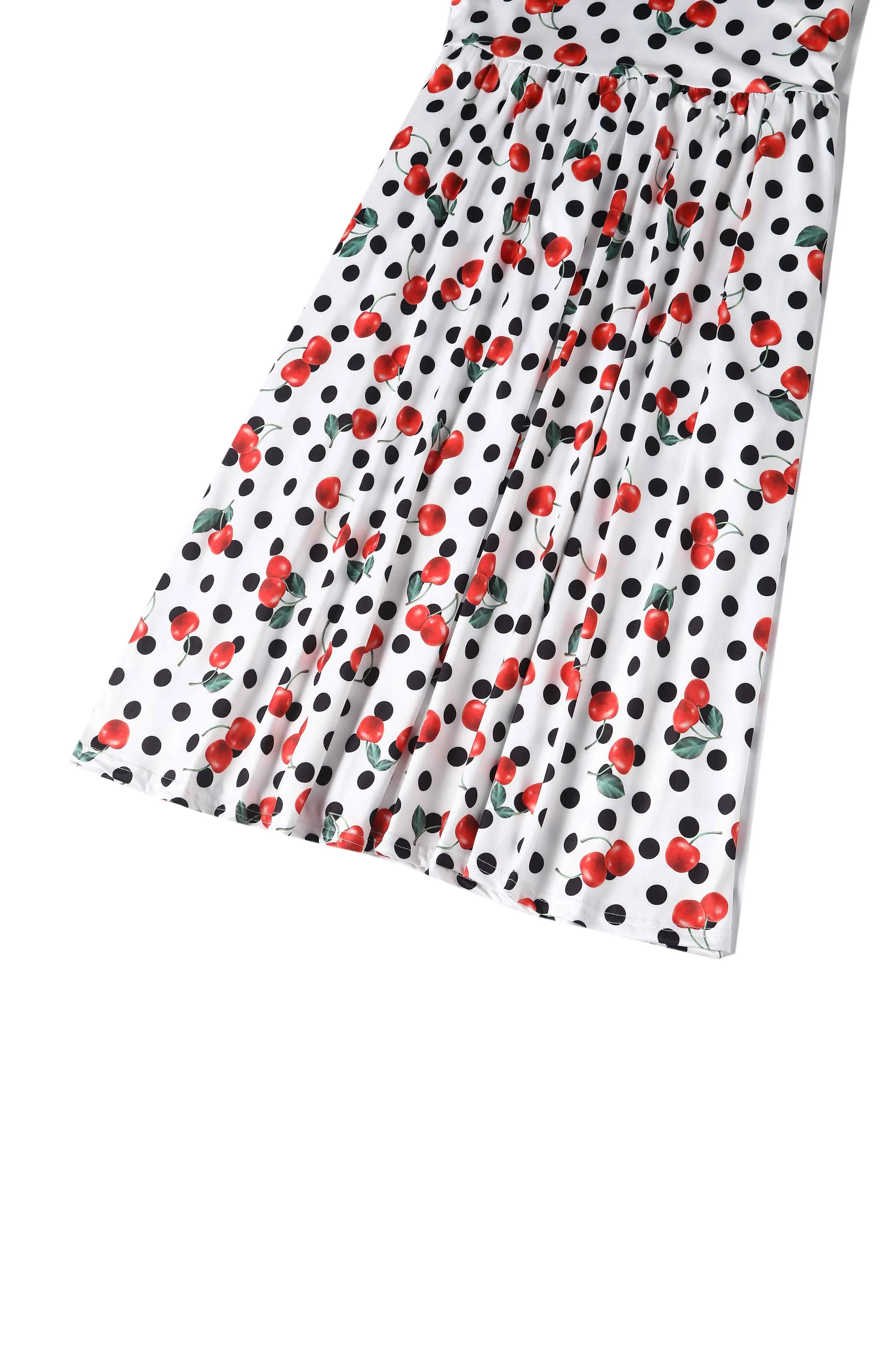 Billie Rockabilly Cherry Polka Dot Dress