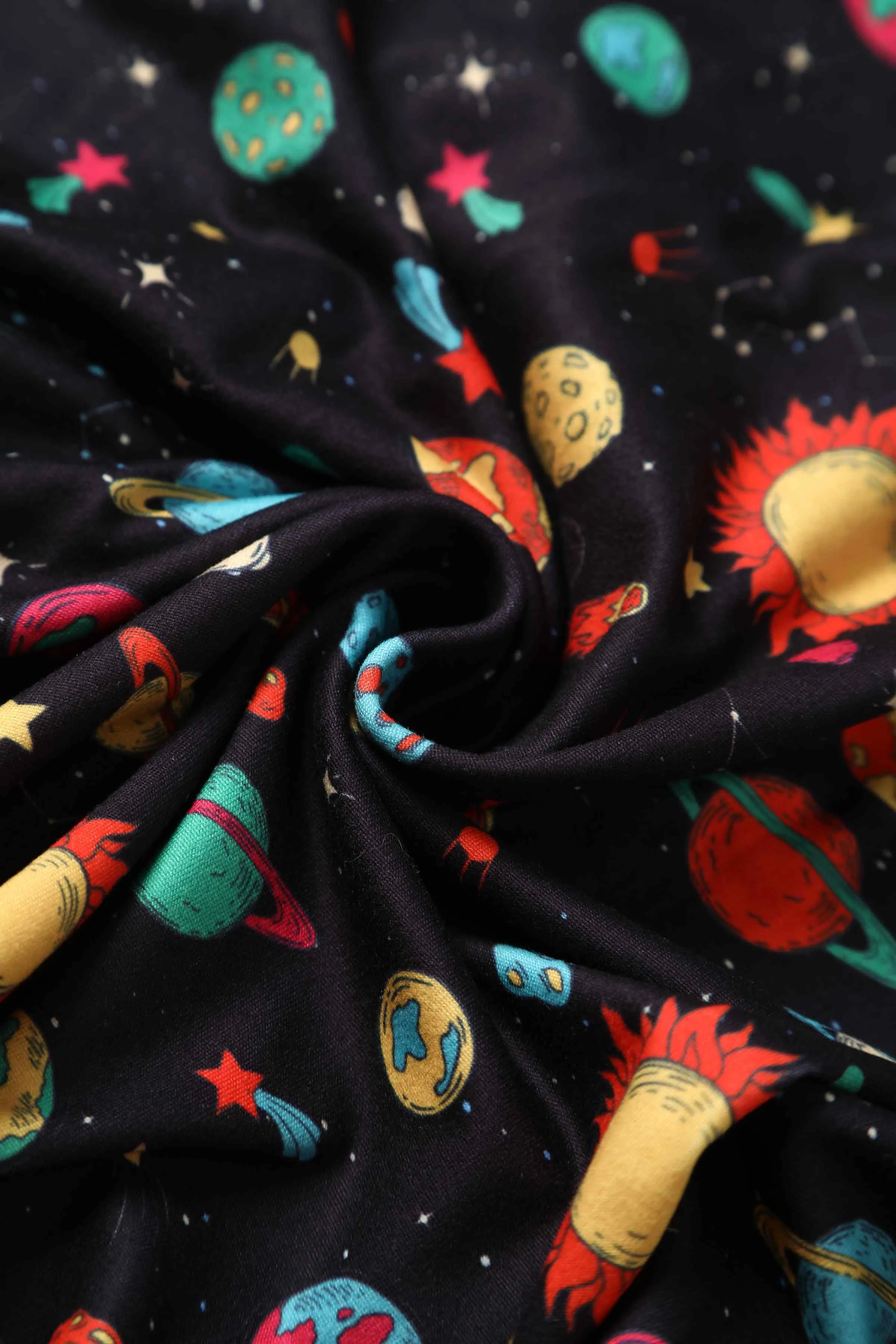 Billie Solar System Print Flared Dress