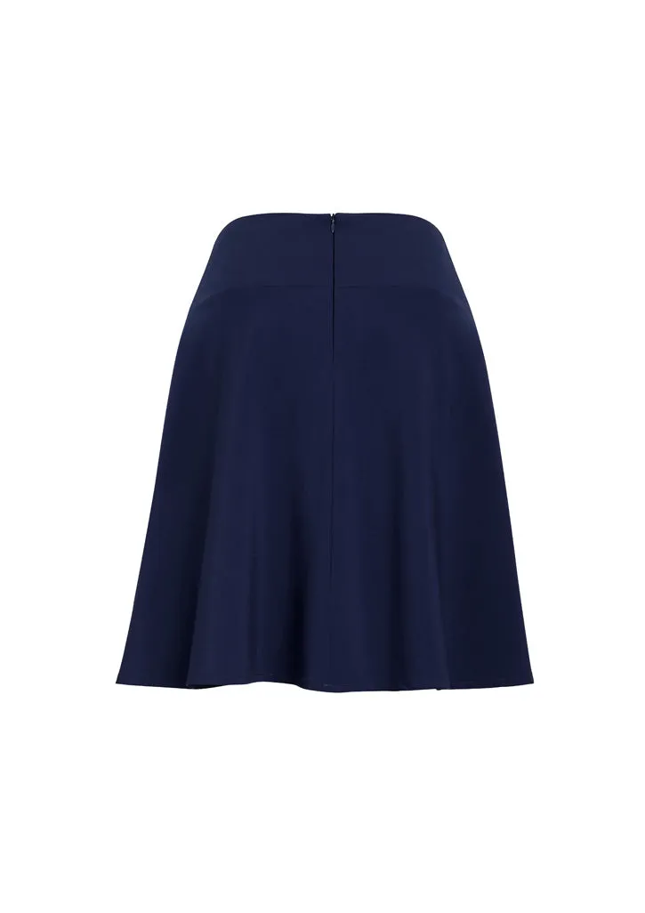 Biz Corporate Womens Siena Bandless Flared Skirt (20718)