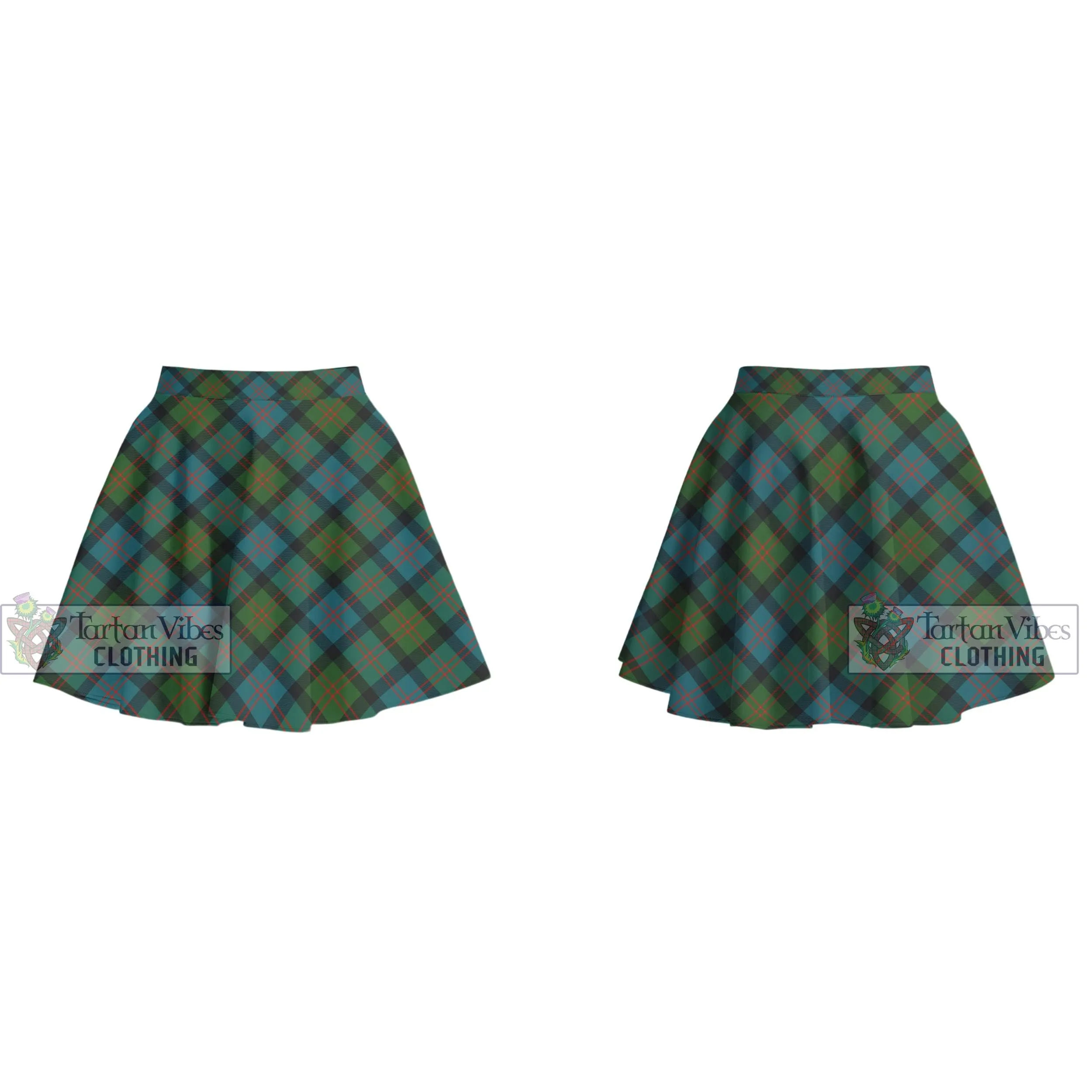 Blair Ancient Tartan Women's Plated Mini Skirt