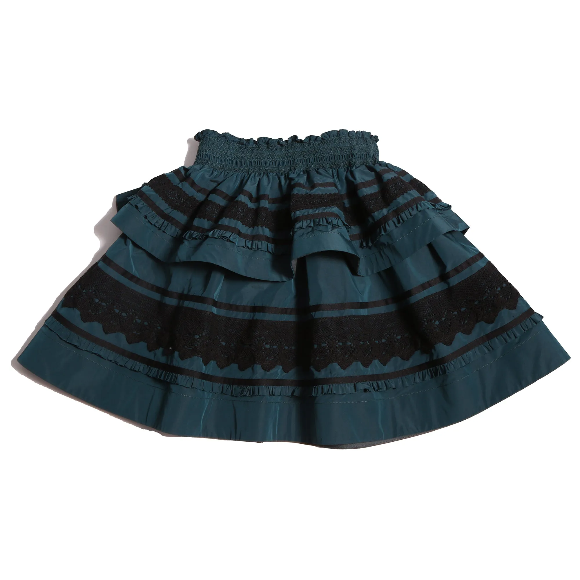 BRITTANY SMOCKED TIERED SKIRT