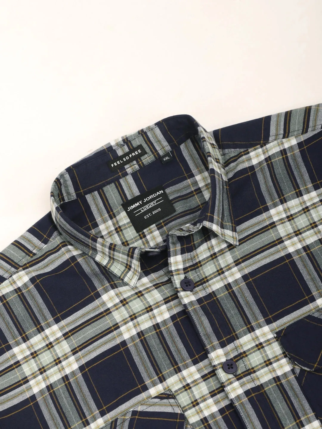 Checksque Blue Full Sleeve Check Shirt