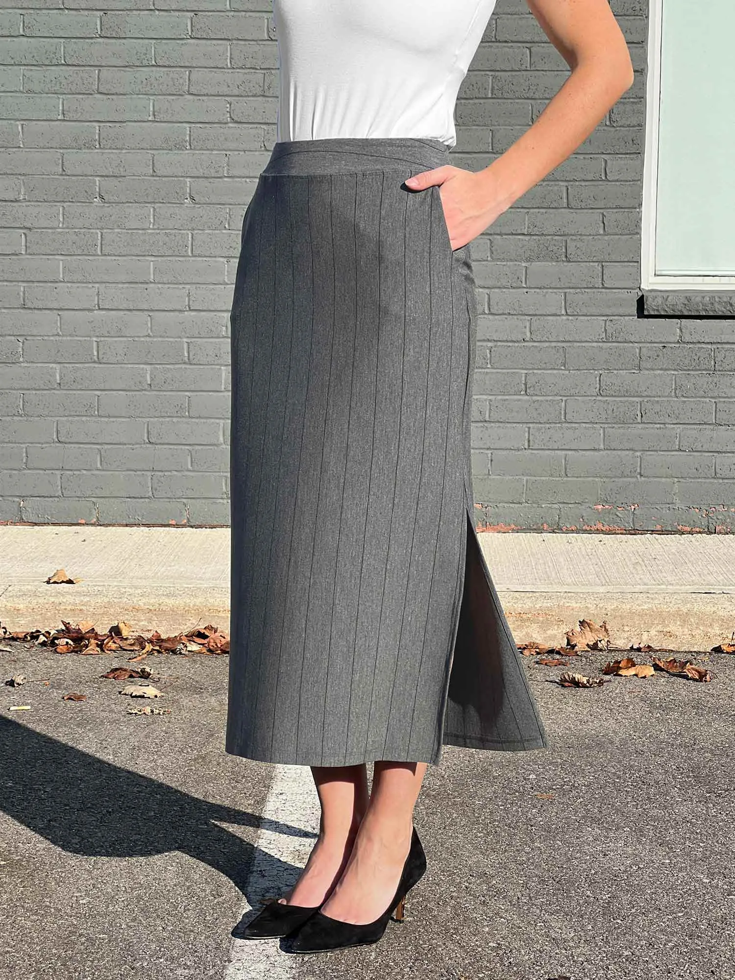 Devon pocket midi skirt - FINAL SALE