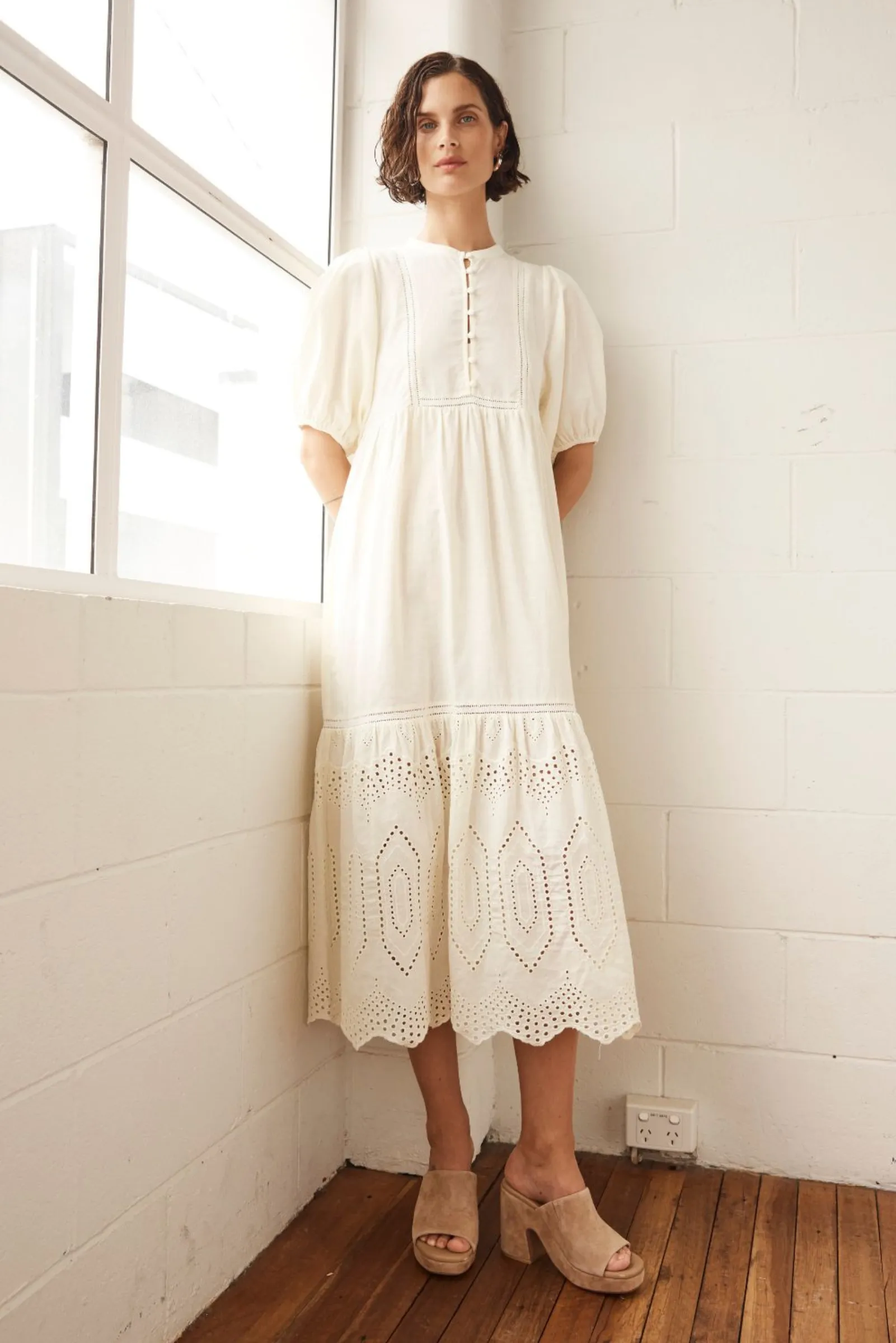 Helm Dress - White