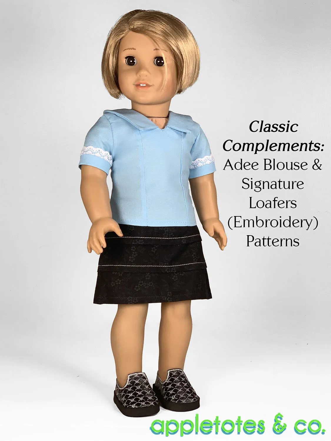 Holly Skirt Sewing Pattern for 18 Inch Dolls