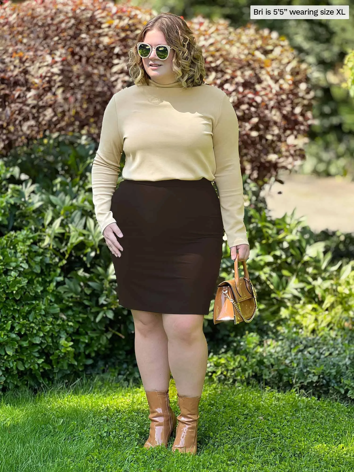 Jilly pull-on pencil skirt - FINAL SALE