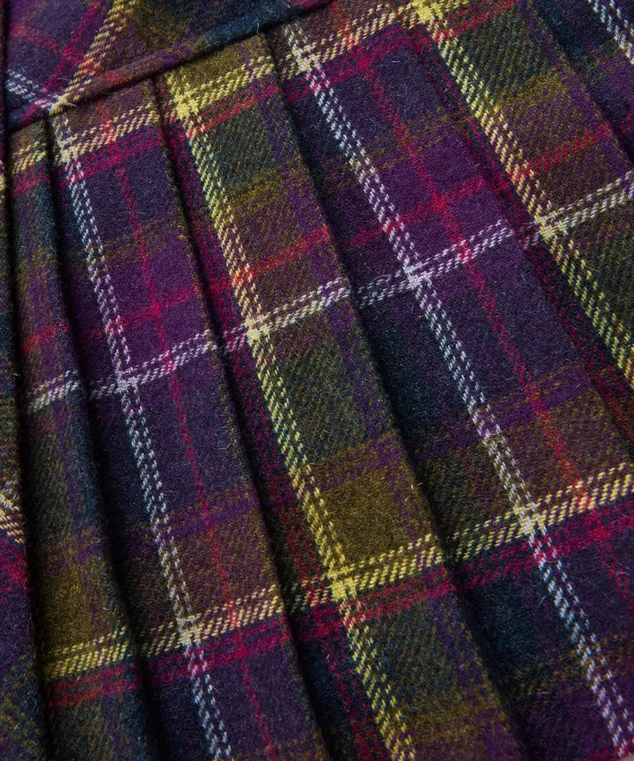 Joe Browns 14 Purple Joe's Favourite Checked Skirt