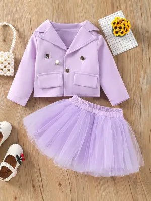 Lovely Lilac Jacket and Tulle Skirt