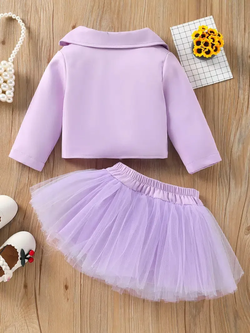 Lovely Lilac Jacket and Tulle Skirt