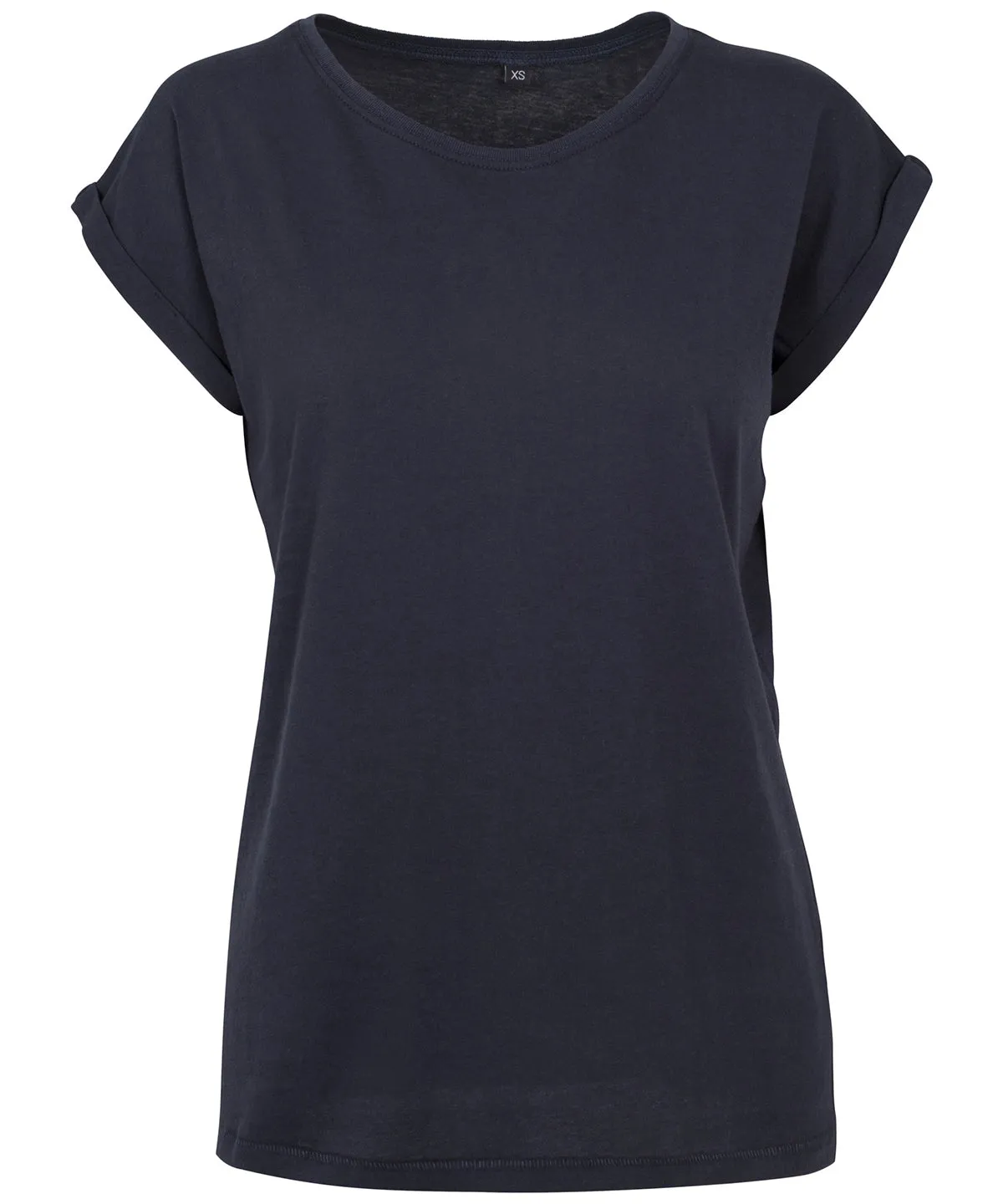 Navy*† - Women's extended shoulder tee