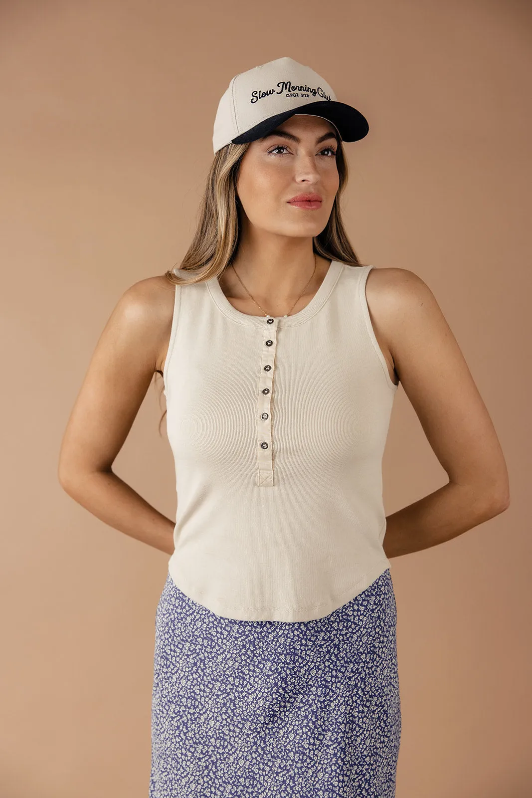 Patti Button Tank