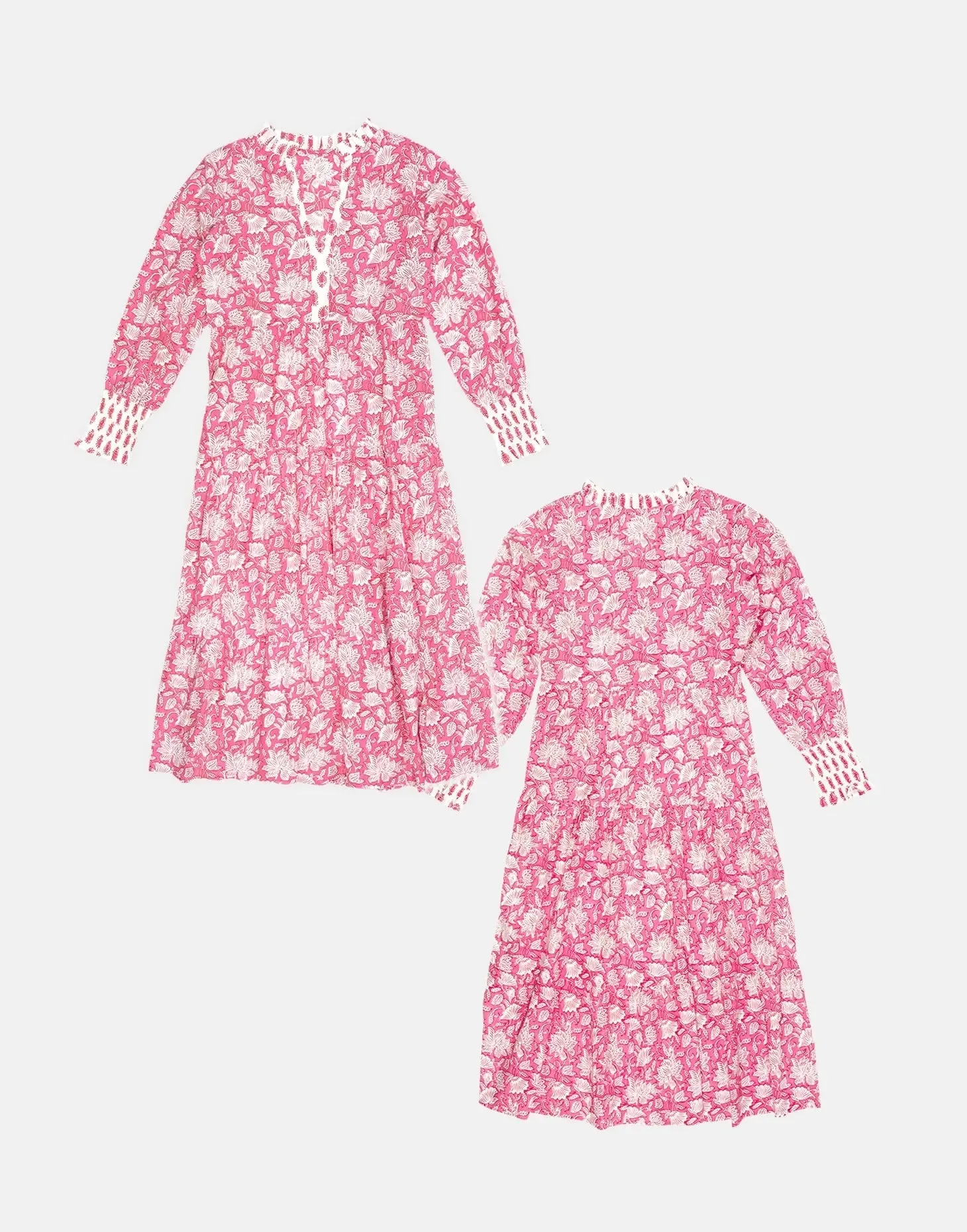 Peony Paisley Cotton Dress