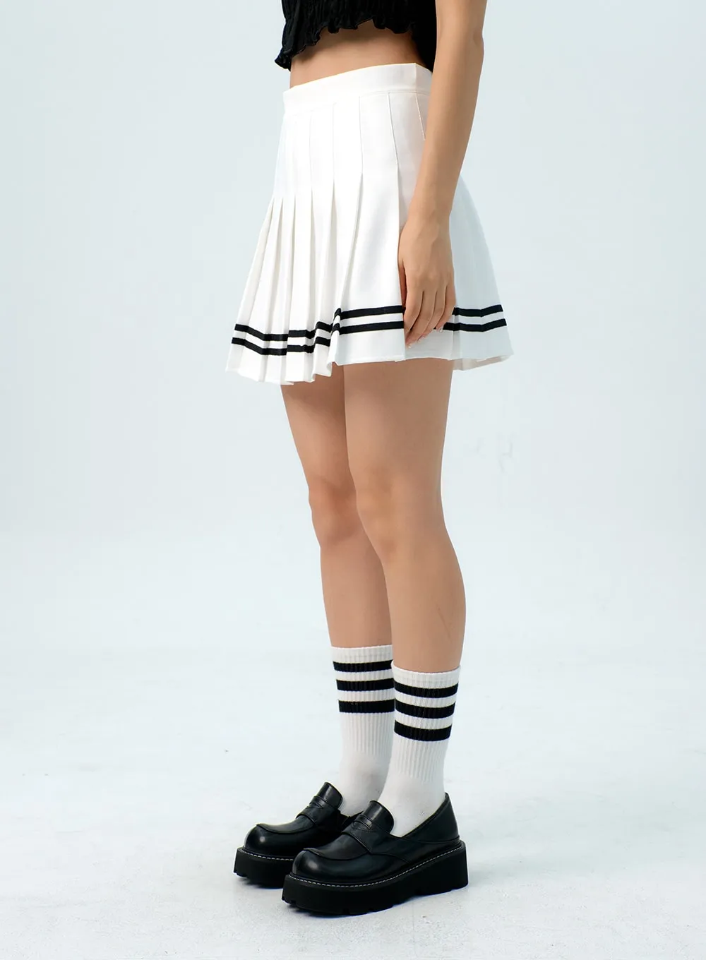 Pleated Mini Tennis Skirt IG312