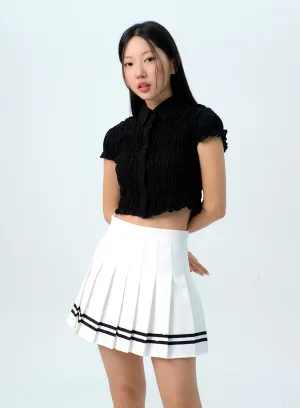 Pleated Mini Tennis Skirt IG312