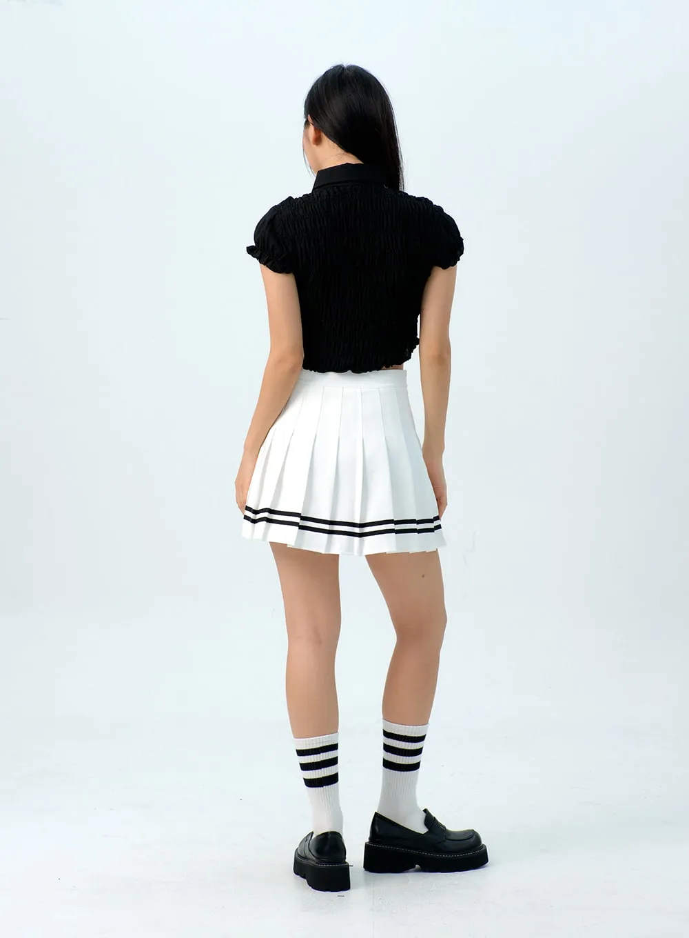 Pleated Mini Tennis Skirt IG312