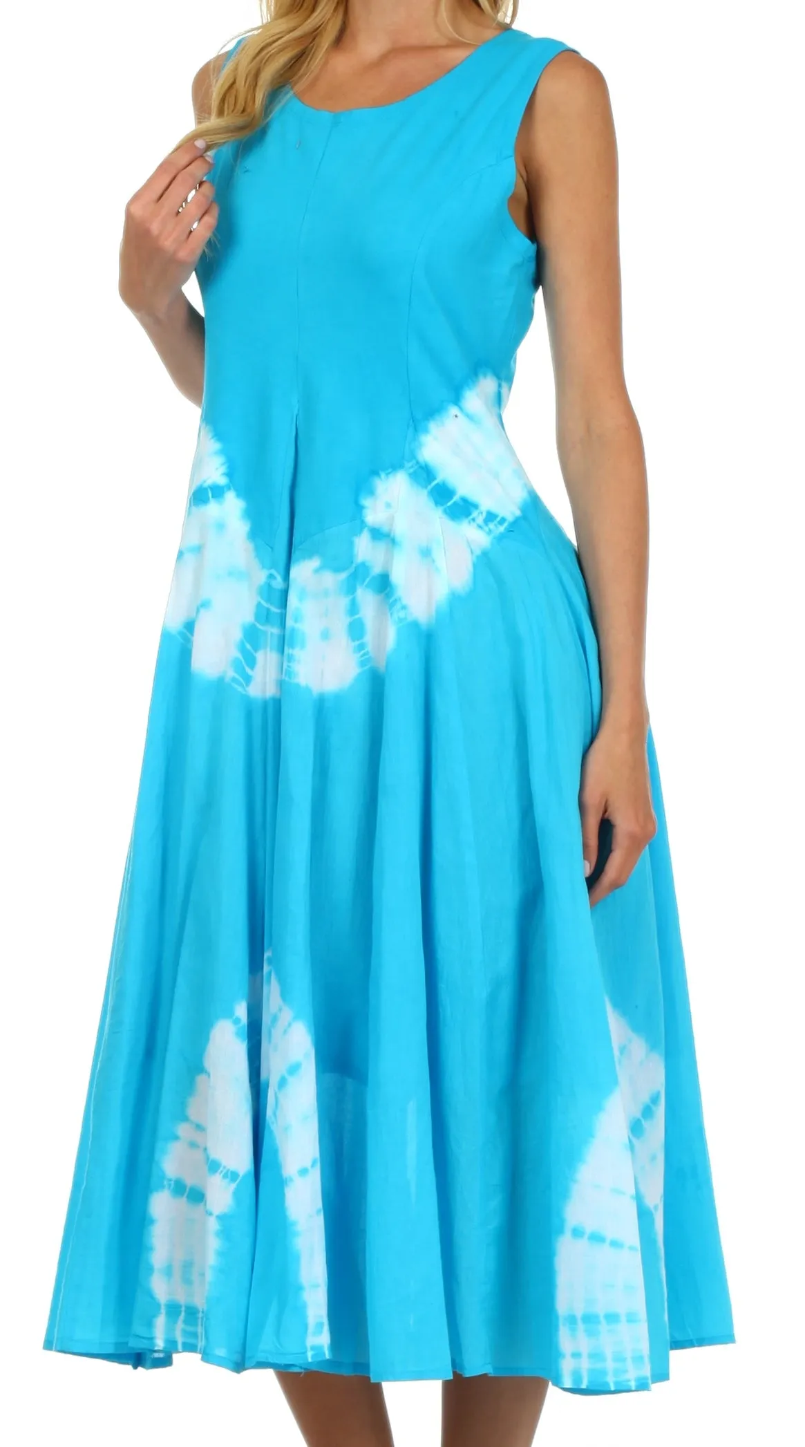 Sakkas Windsong Tie Dye Two Way Dress