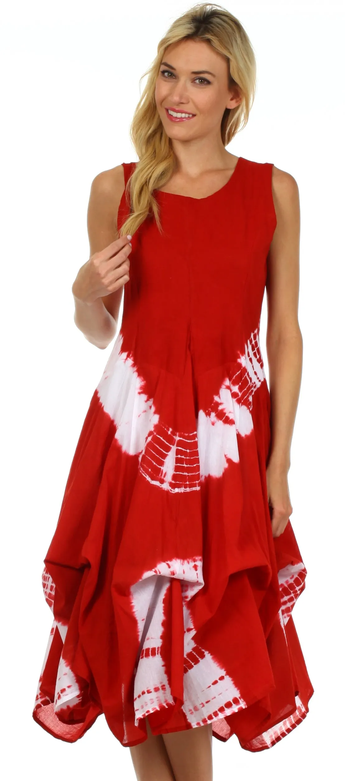 Sakkas Windsong Tie Dye Two Way Dress