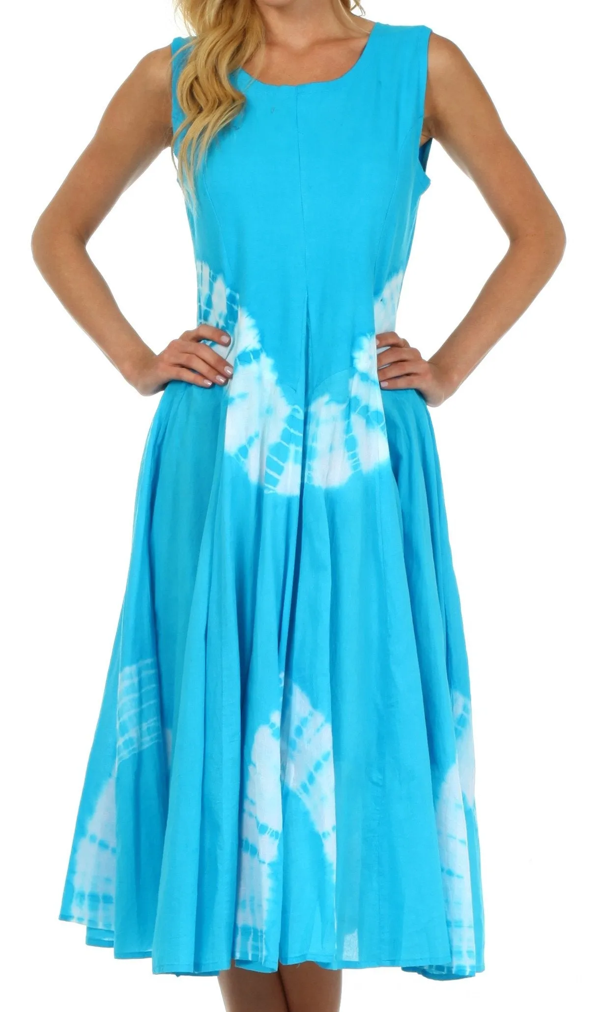 Sakkas Windsong Tie Dye Two Way Dress