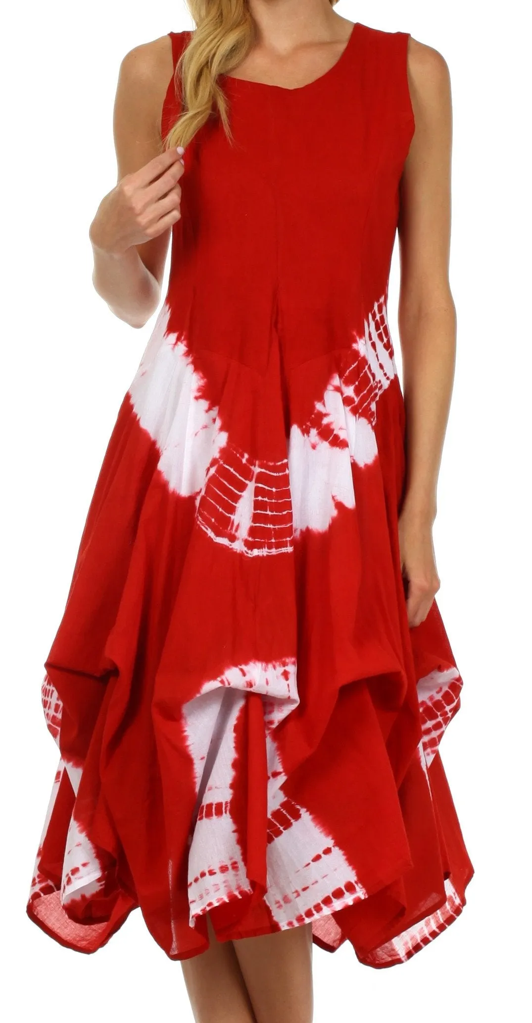 Sakkas Windsong Tie Dye Two Way Dress