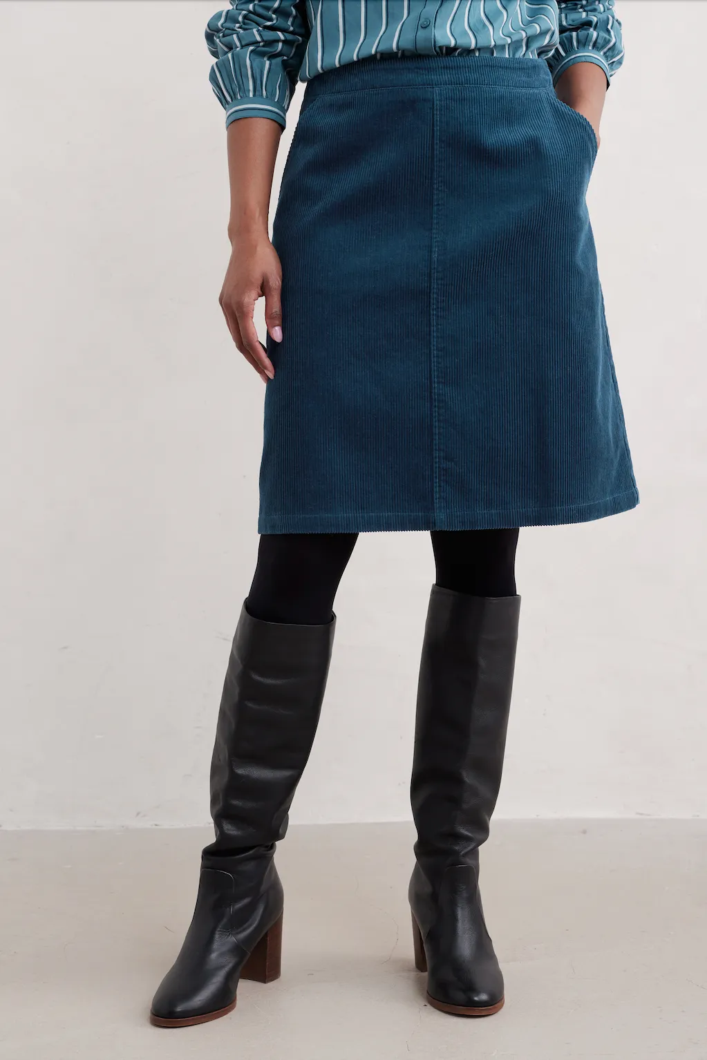 Seasalt Dovetail Skirt-Sea Cave