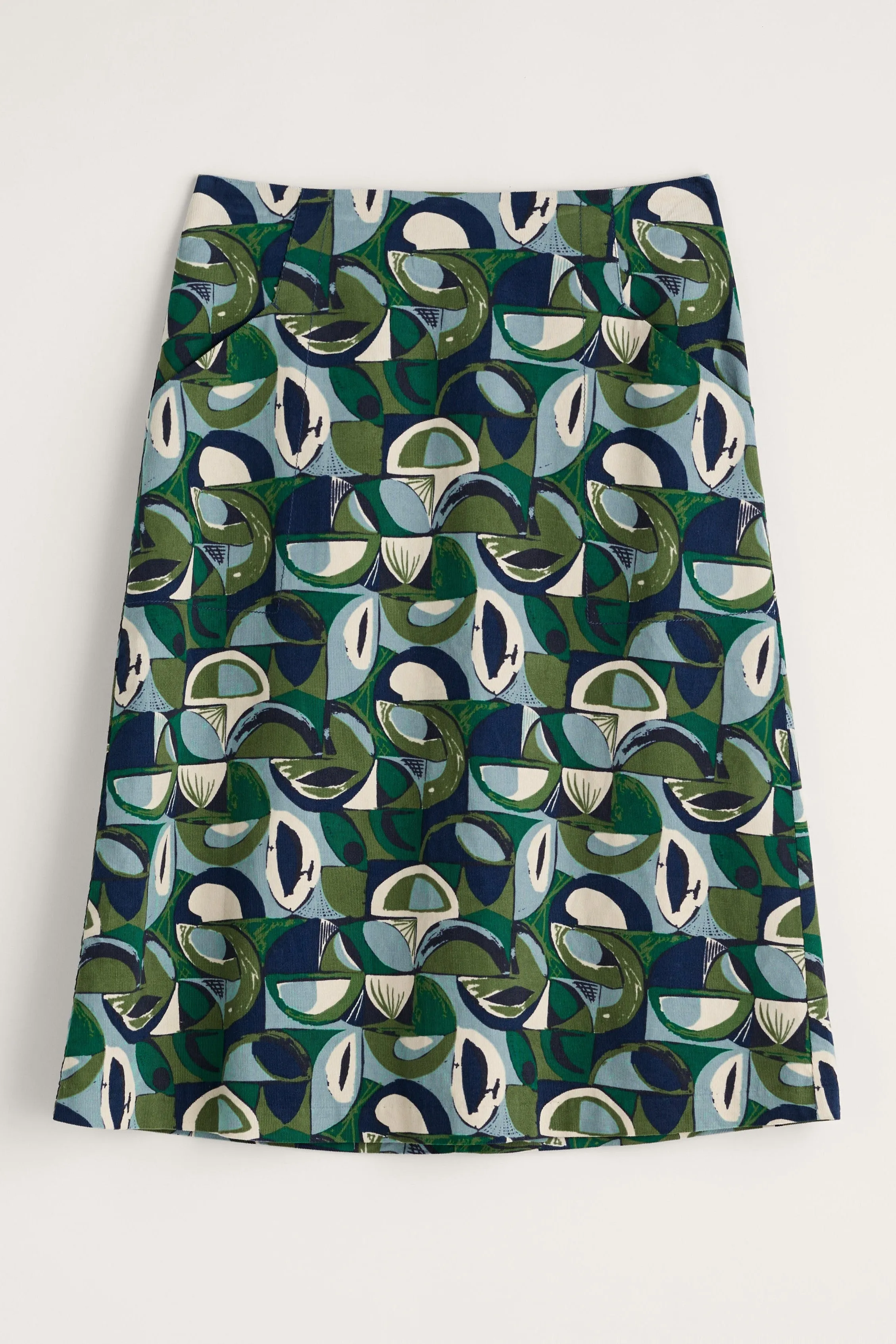 Seasalt Forest View Skirt in Land Forms Cut Grass