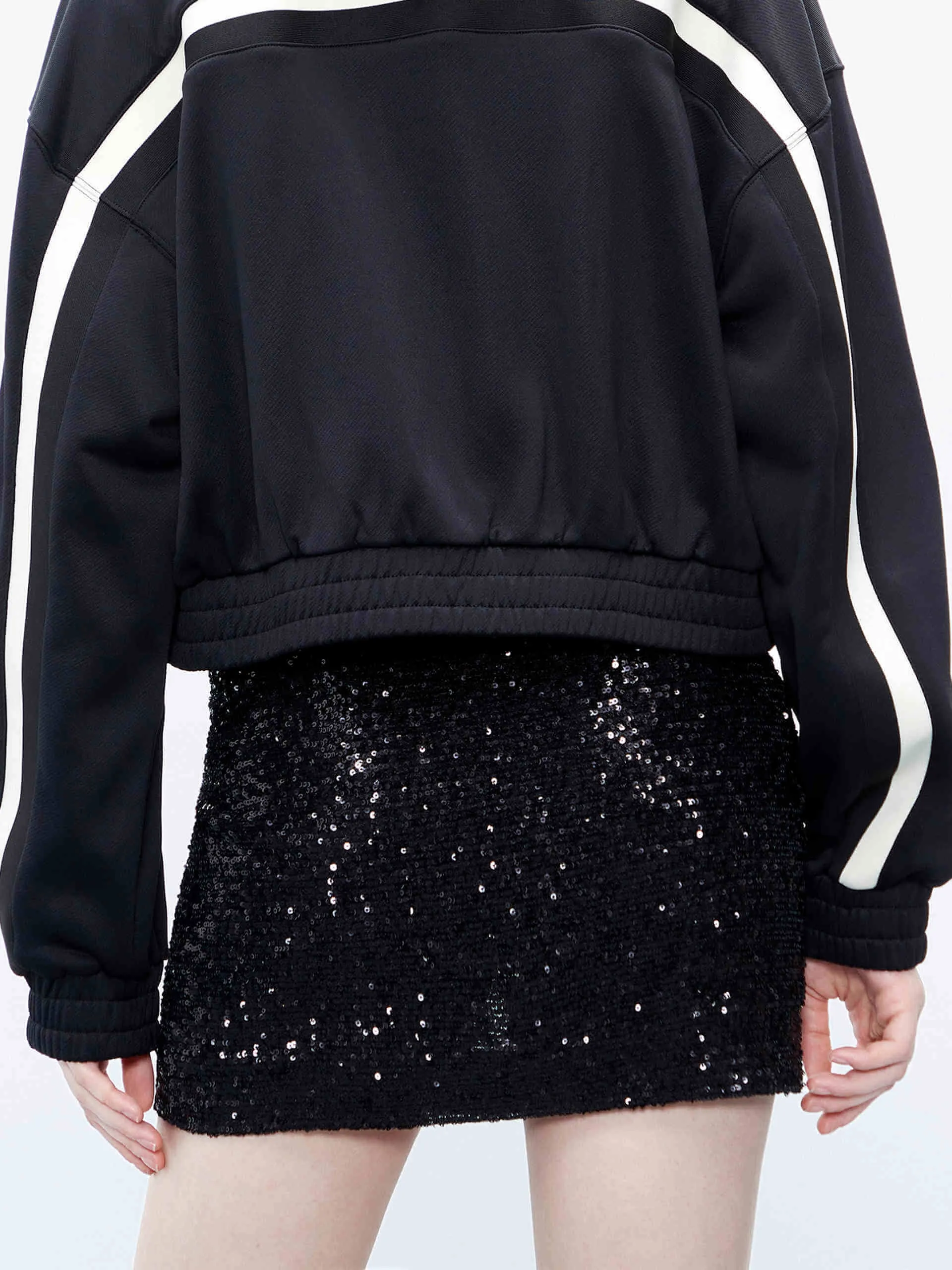 Sequin Detail Mini Skirt