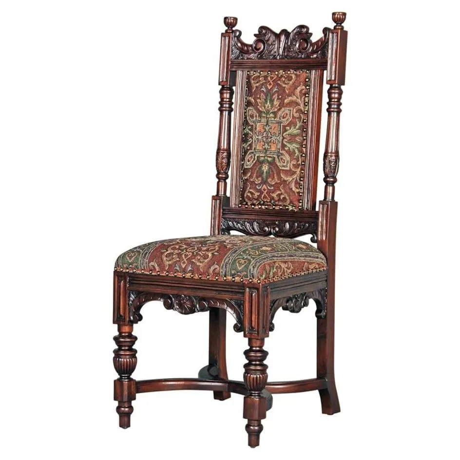 Solid Mahogany Grand Classic Edwardian Dining Chairs