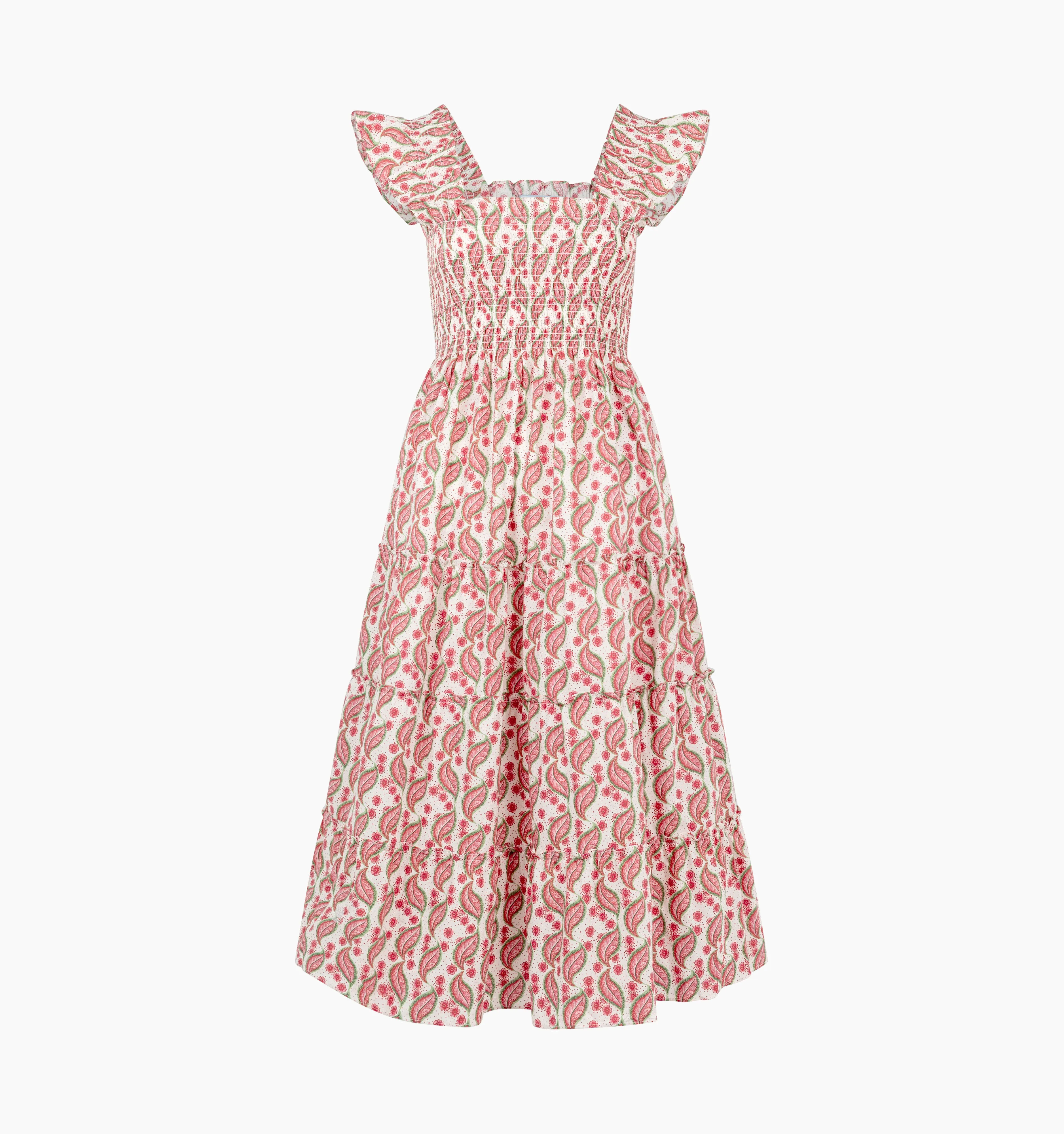 The Ellie Nap Dress - Birch Vine Stripe