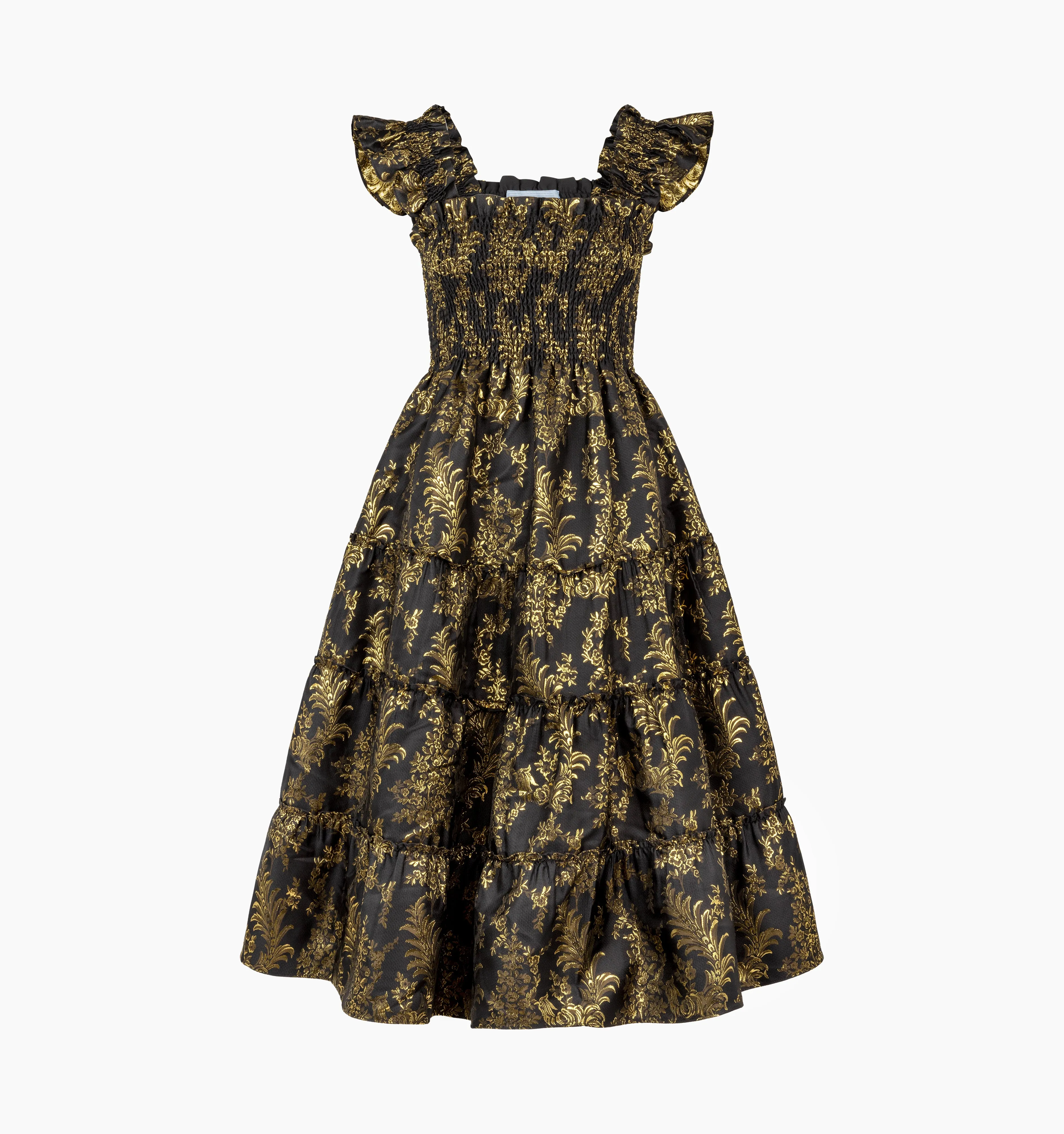 The Ellie Nap Dress - Moody Bird Brocade